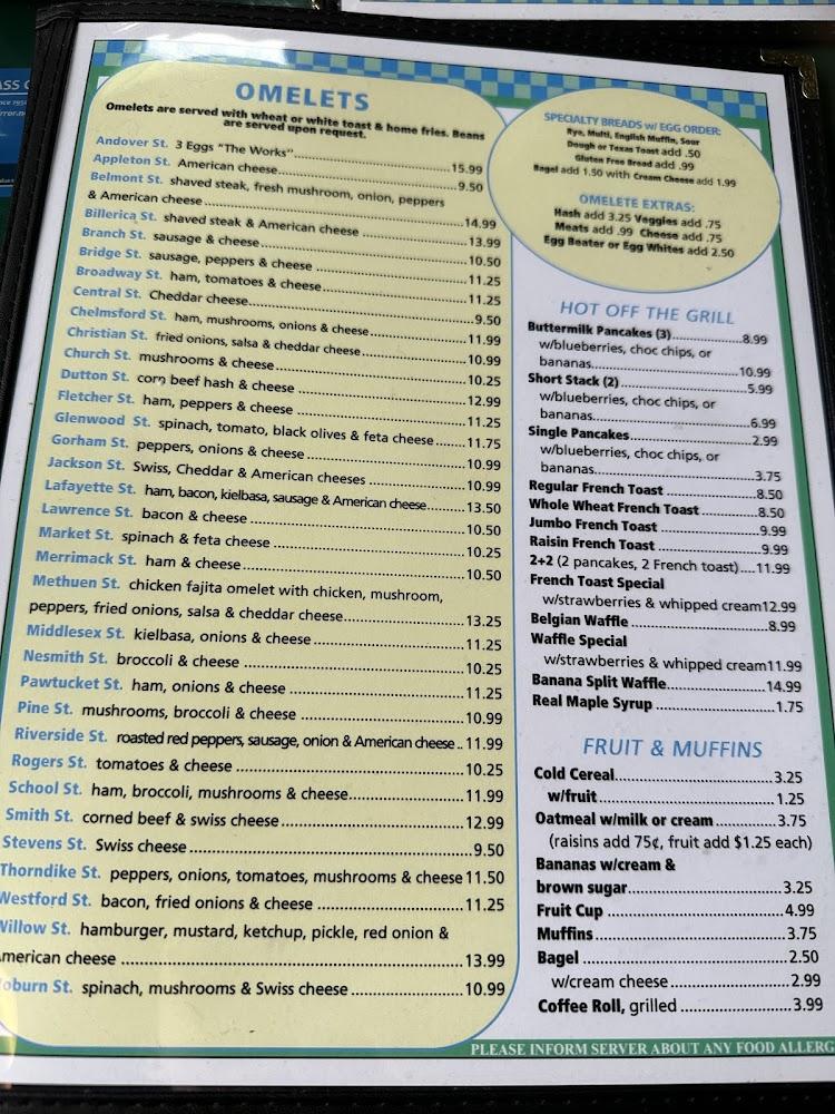 Four Sisters Owl Diner Menu image 4